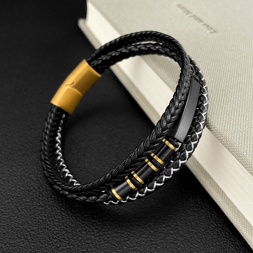 DPL MALE BRACELET-25702-BKYG