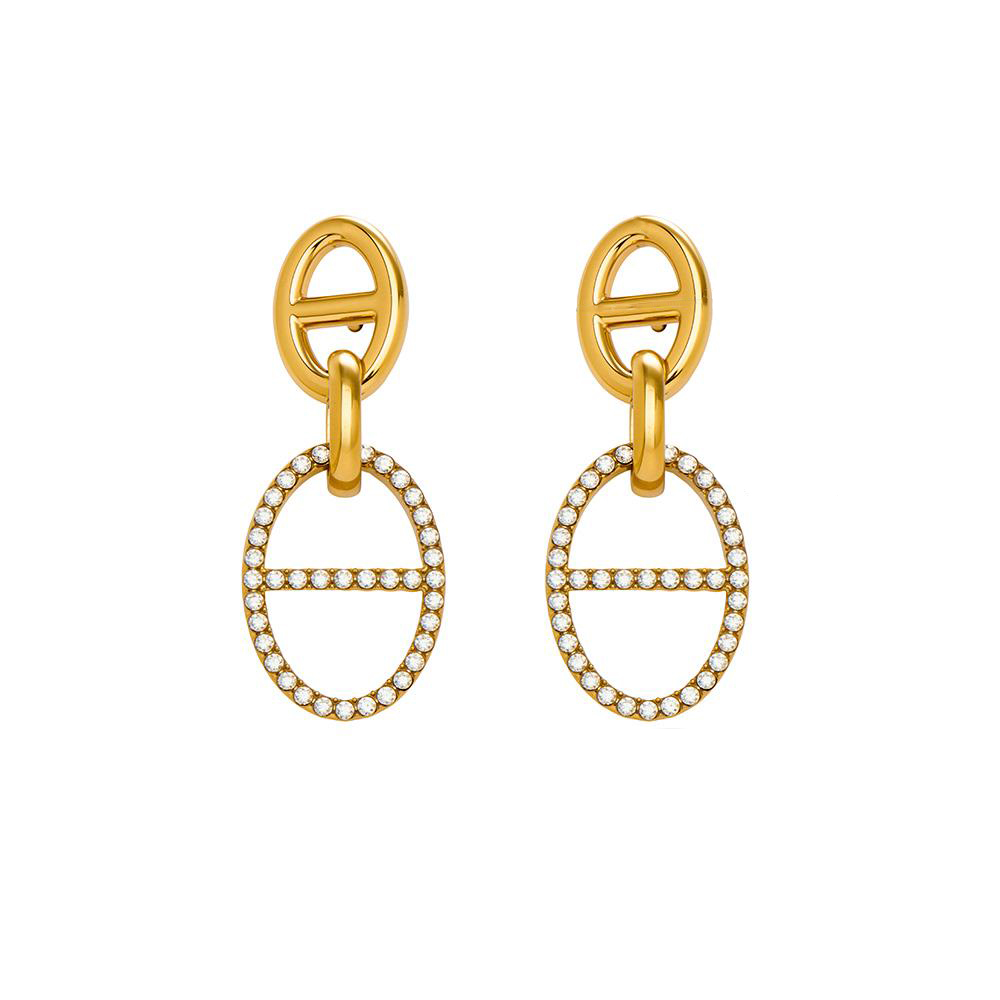 DPL FEMALE EARRING-26605-YG