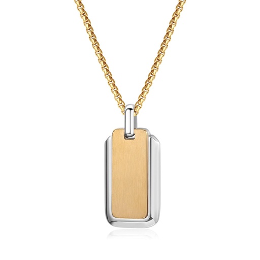 DPL MALE NECKLACE-26610-SSYG