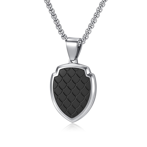 DPL MALE NECKLACE-26604-BKSS