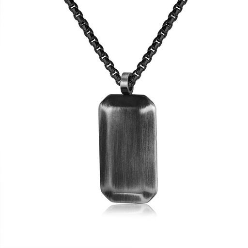 DPL MALE NECKLACE-26608-BKBK