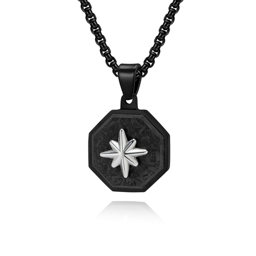 DPL MALE NECKLACE-26602-BKBK