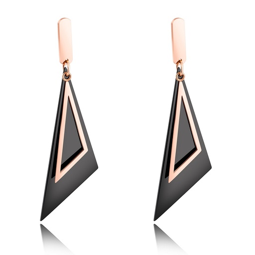 DPL FEMALE EARRING-21304-BKRG